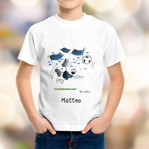 T-Shirt Personalizzata "Neroazzurro"