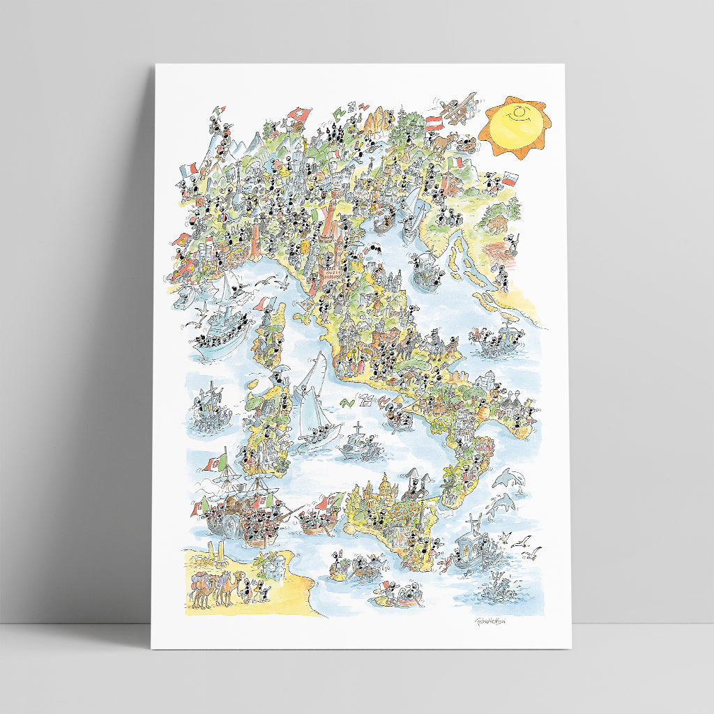 Poster "Unità d'Italia" 50x70cm