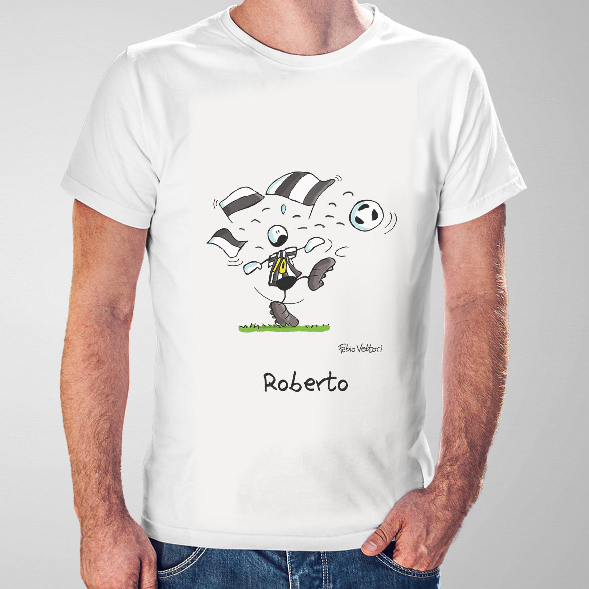 "Black and White" Personalized T-Shirt