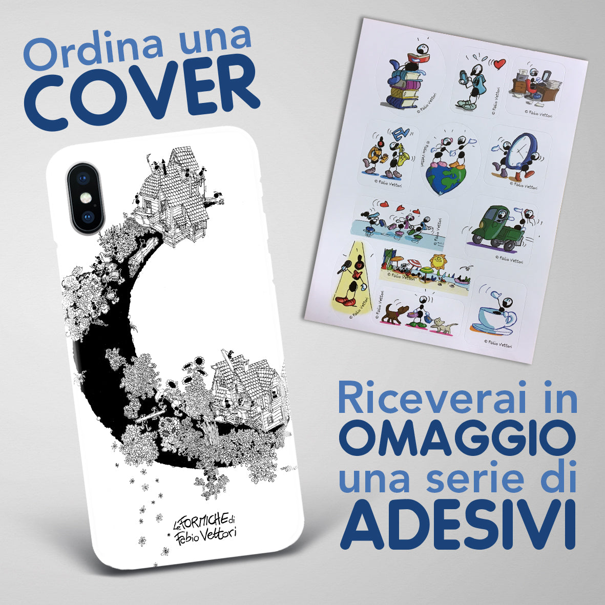 Cover artistica per Smartphone soggetto "Luna Nera"