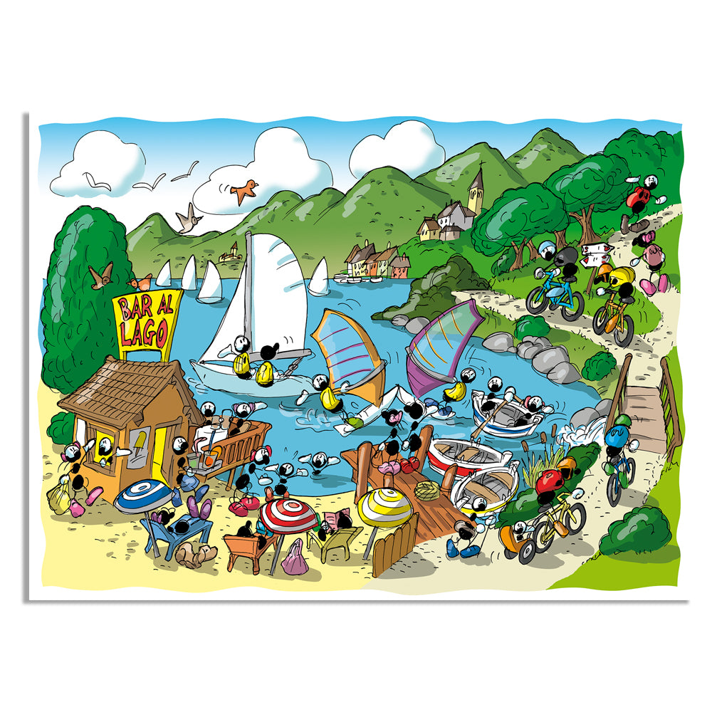 Child puzzle 96 pcs. "The needle"