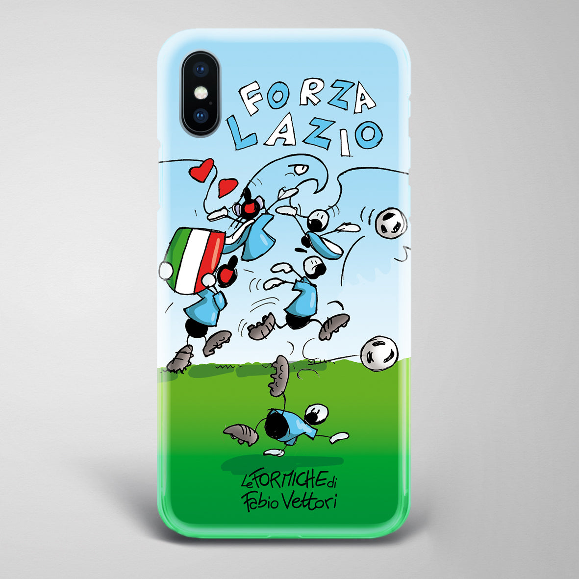 Artistic cover for Smartphone subject "Forza Lazio"