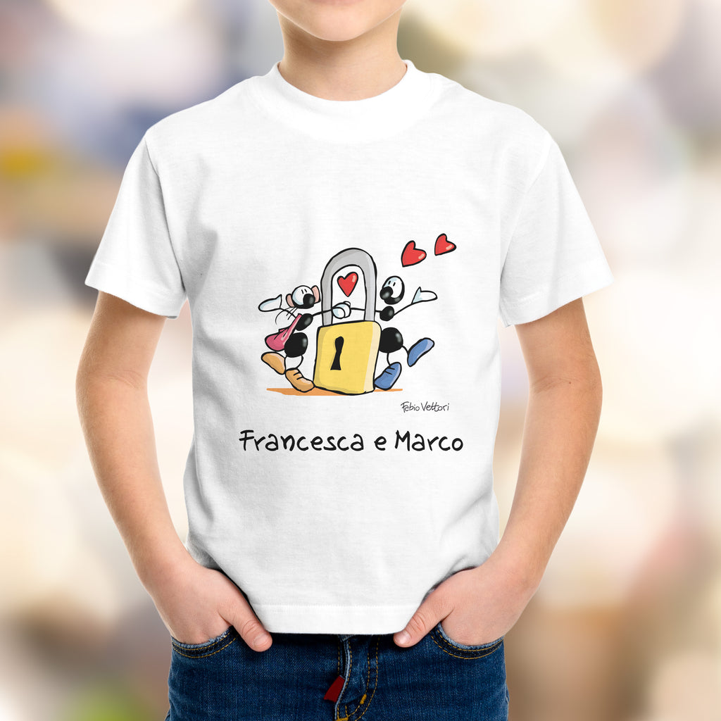 T-Shirt Personalizzata "Lucchetto"