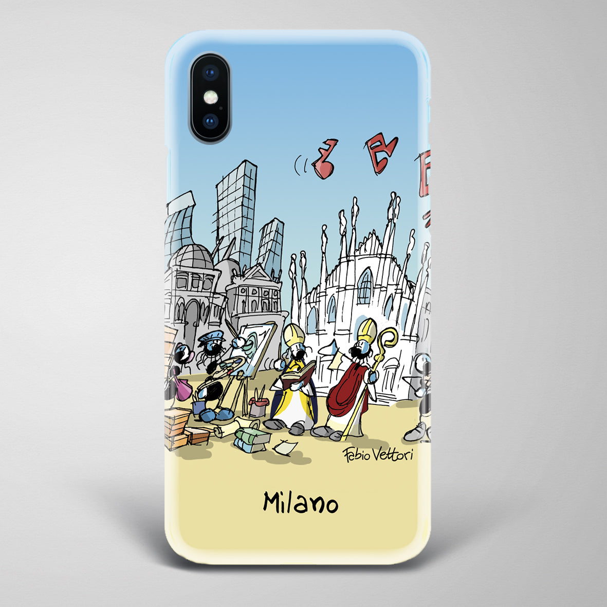 Artistic cover for Smartphone subject "Milan"