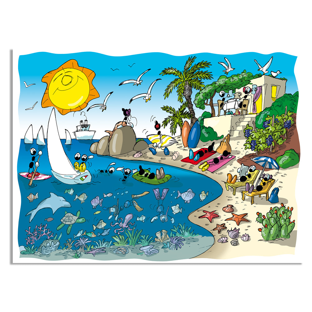 Child puzzle 96 pcs. "Sea"