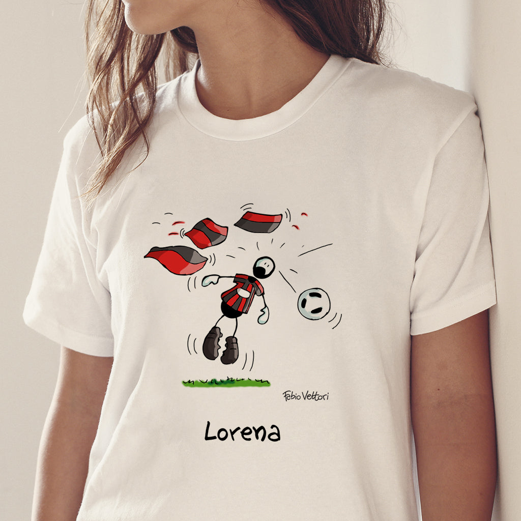 T-Shirt Personalizzata "Rossonero"