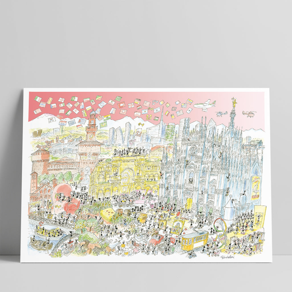 Poster "Milano Nuovo" 50x70cm