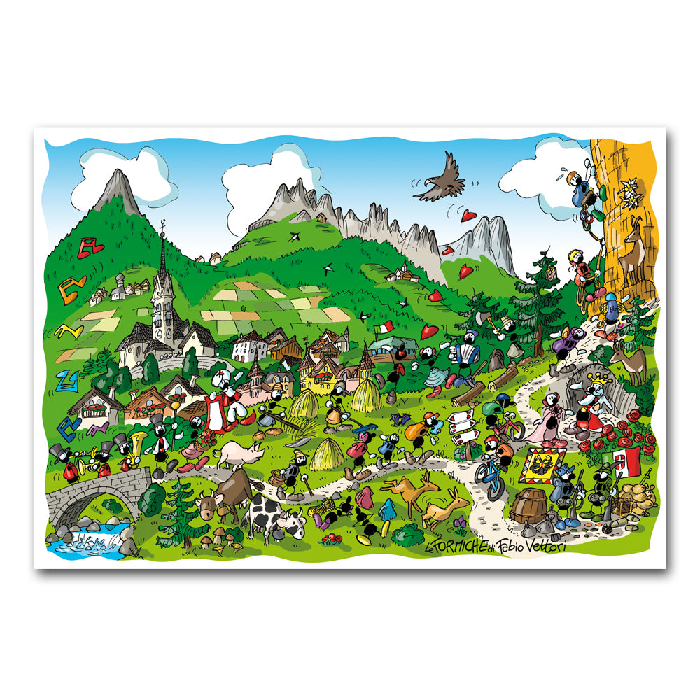 Puzzle "Moena" 540 pieces