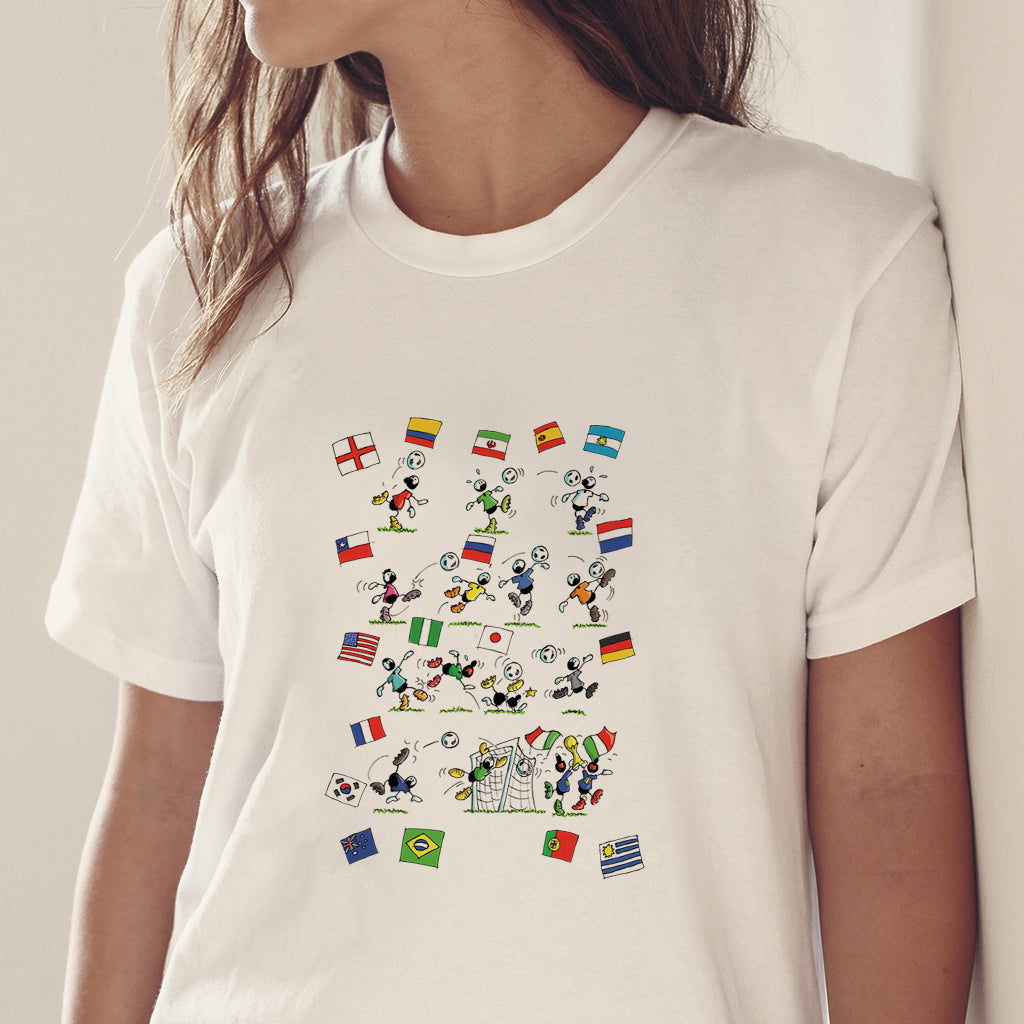T-shirt "Mondiali di calcio"