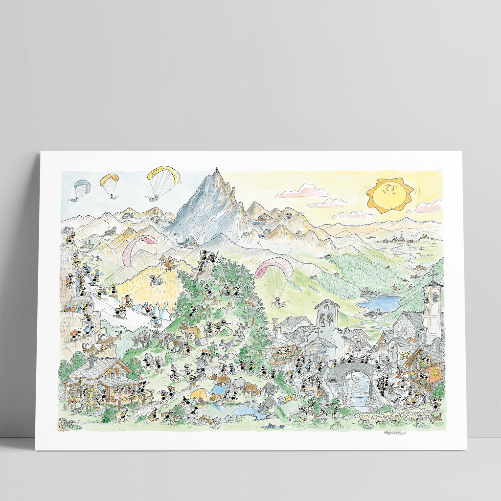 Poster "Montagna" 50x70cm