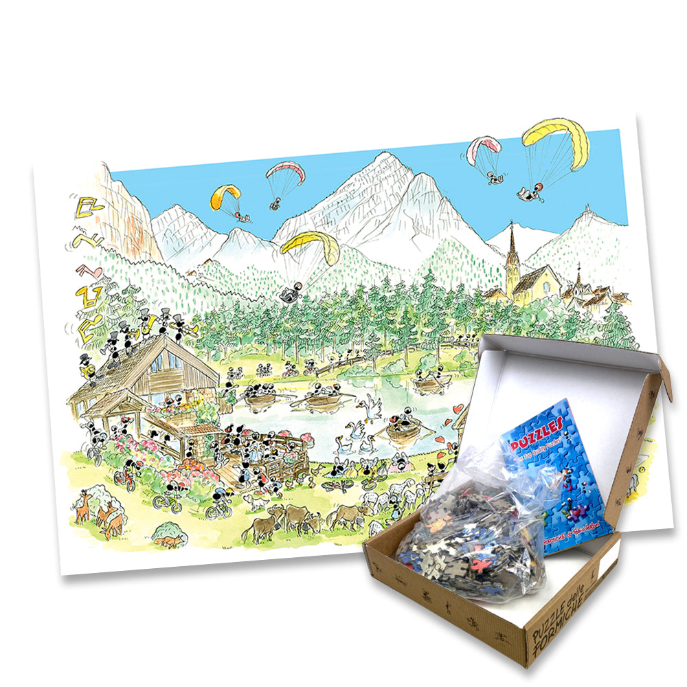 Puzzle "Montagna Estate" 540 pezzi