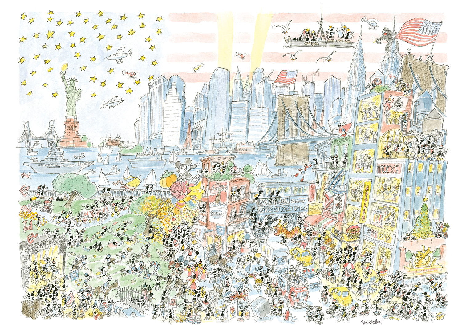 Puzzle "New York" 1080 pieces