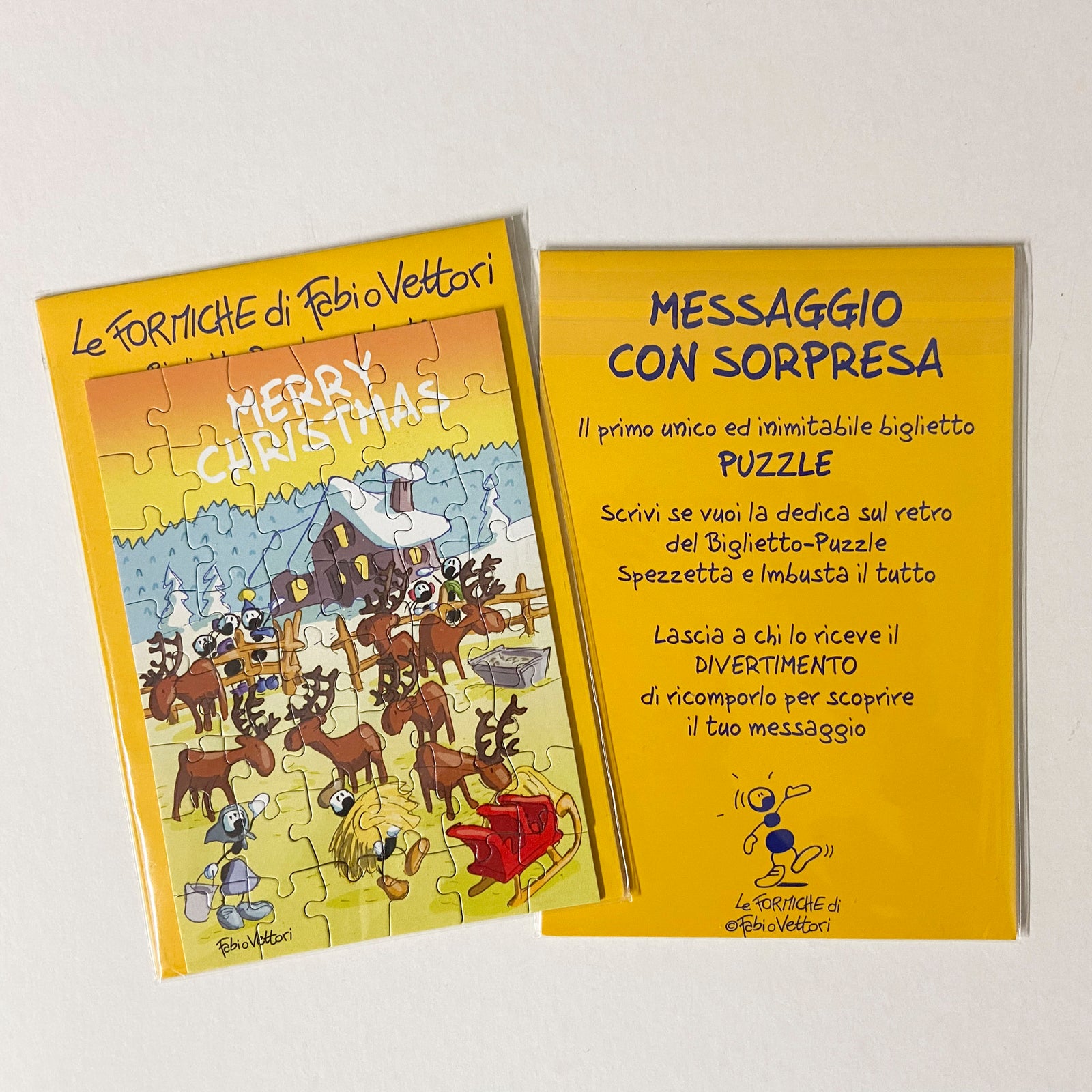 NT01 Christmas Puzzle Card