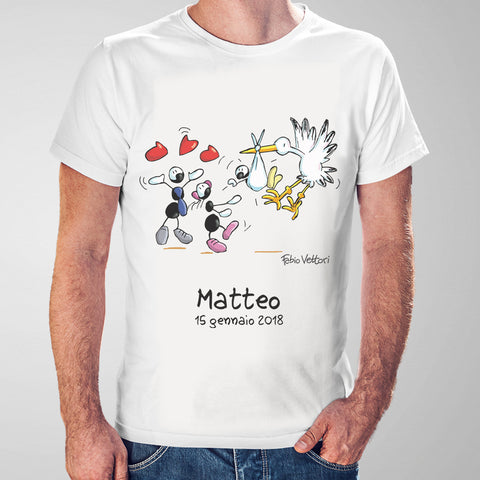 T-Shirt Personalizzata "Nascita"