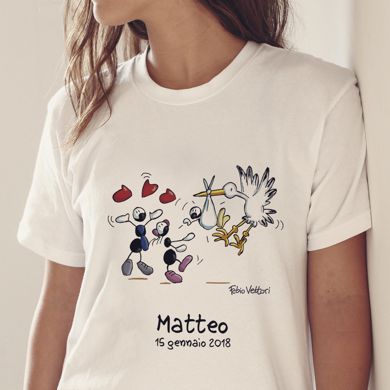 T-Shirt Personalizzata "Nascita"