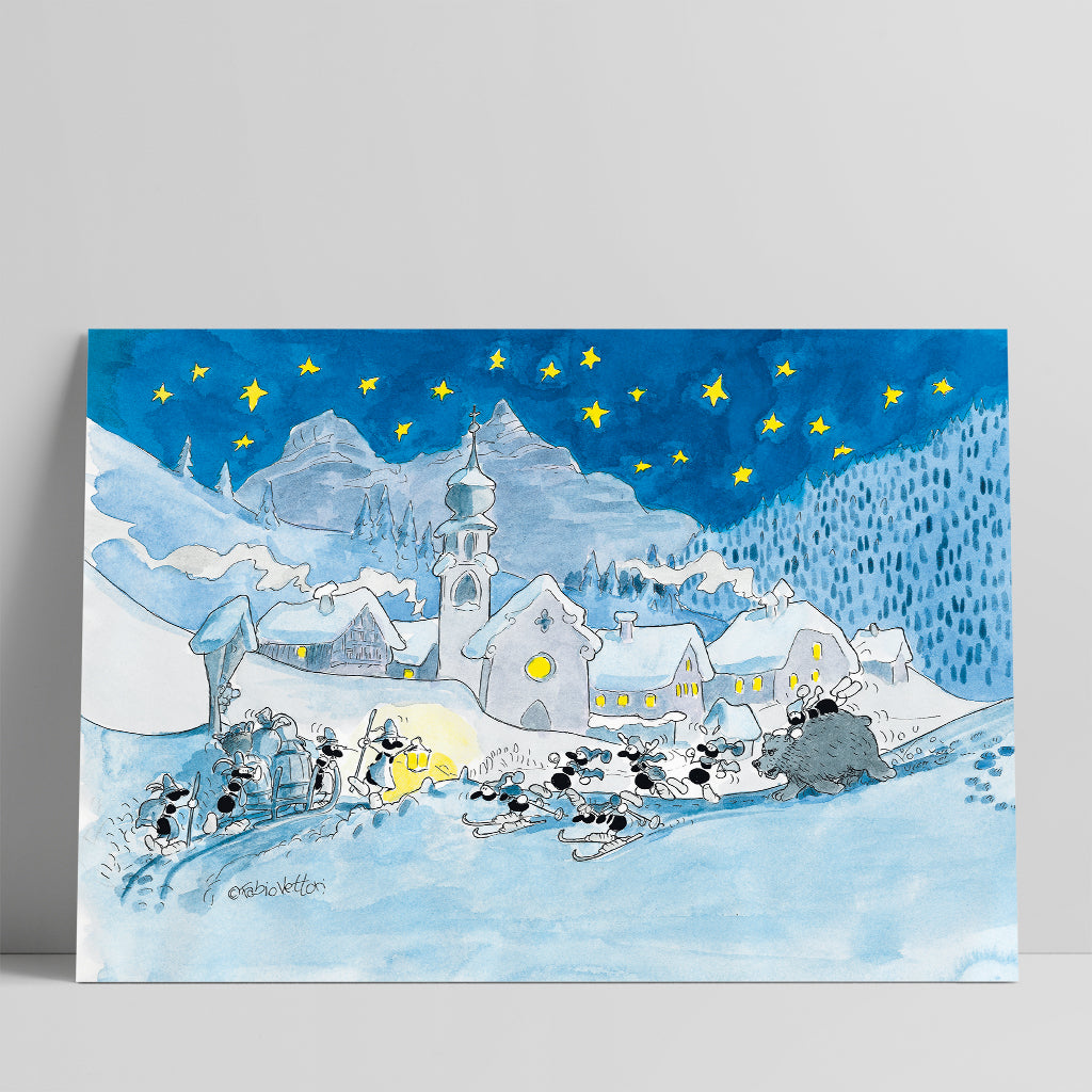 Poster "Nevicata" 35x50cm