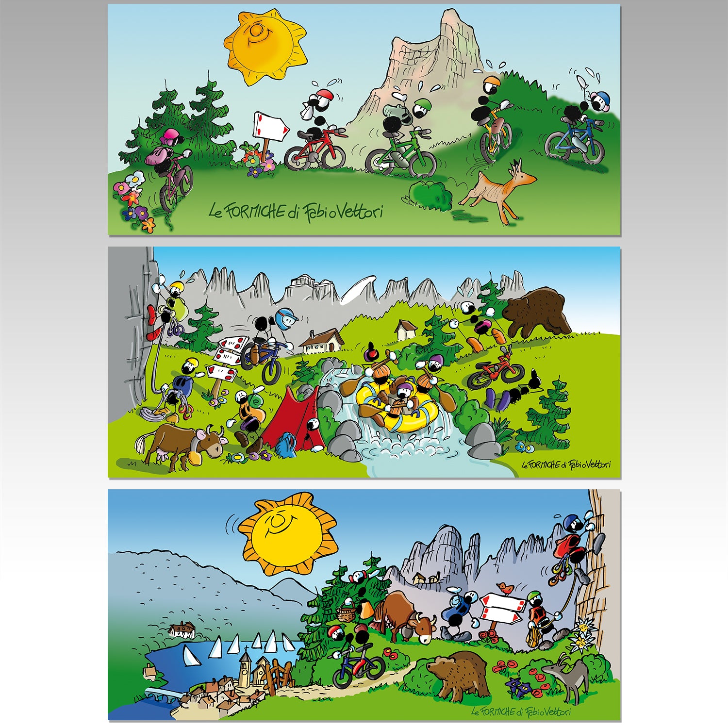 Tazze sport in montagna