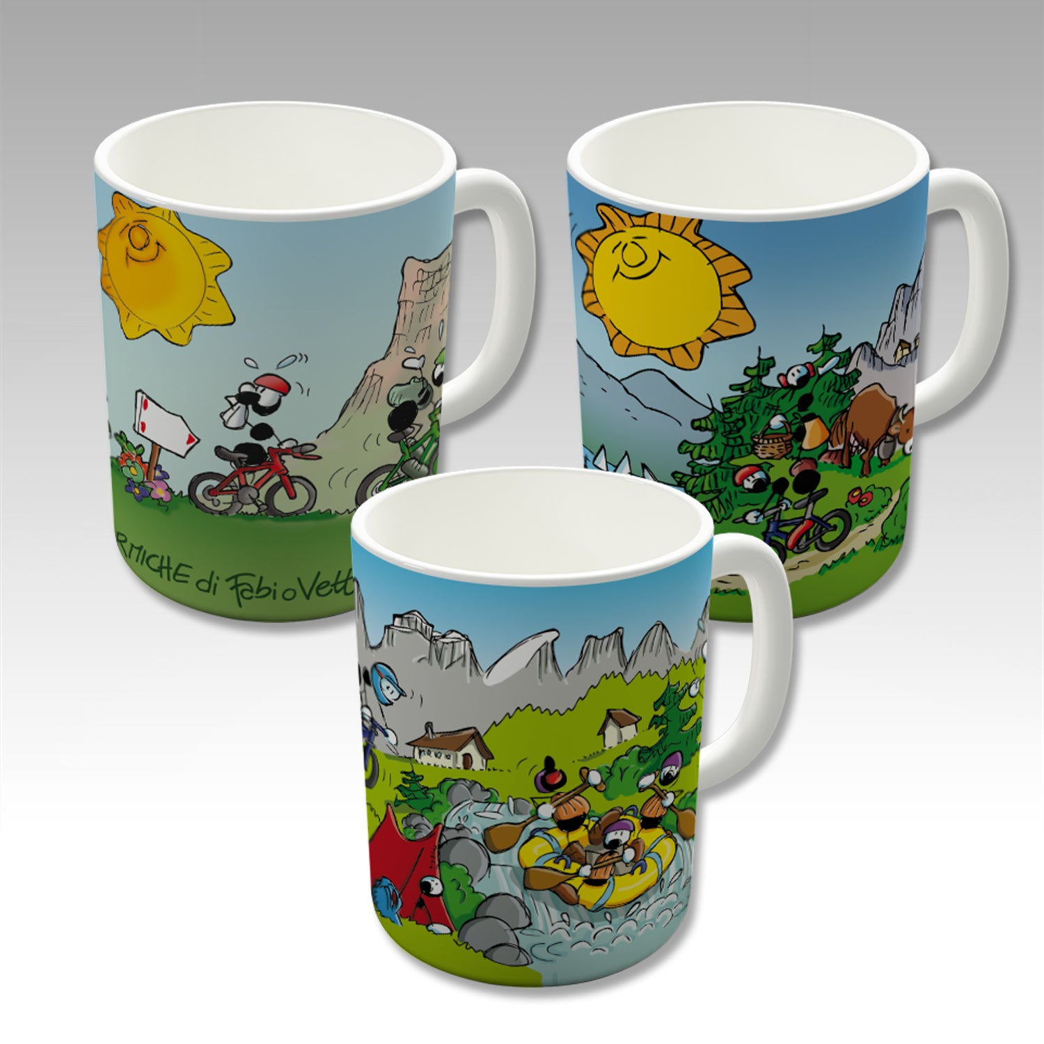 Tazze sport in montagna