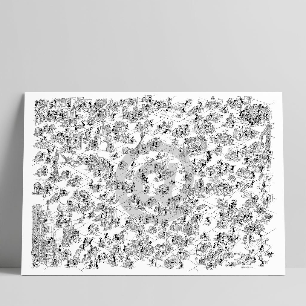 Poster "On-line" 50x70cm