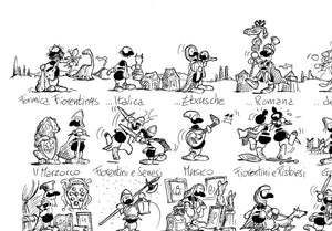 Poster "Florentine Ants" 50x70cm