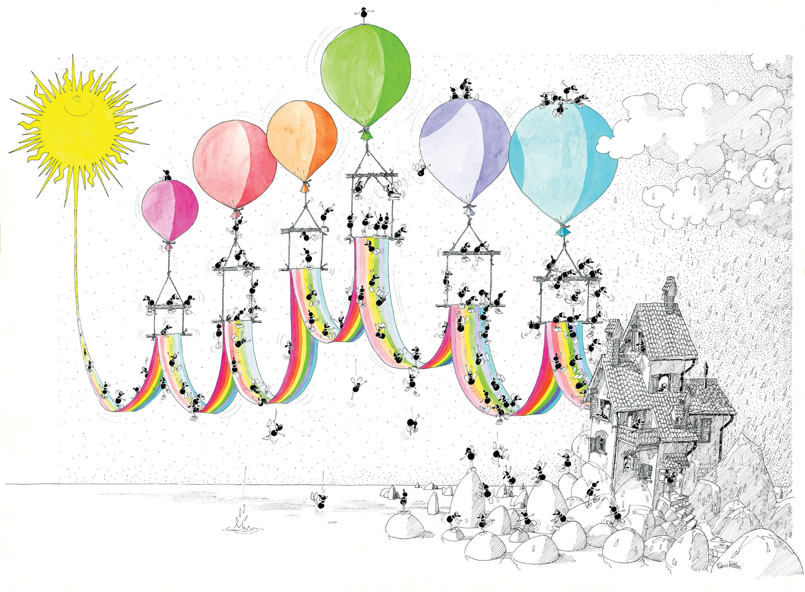 Puzzle "Rainbow" 1080 pieces