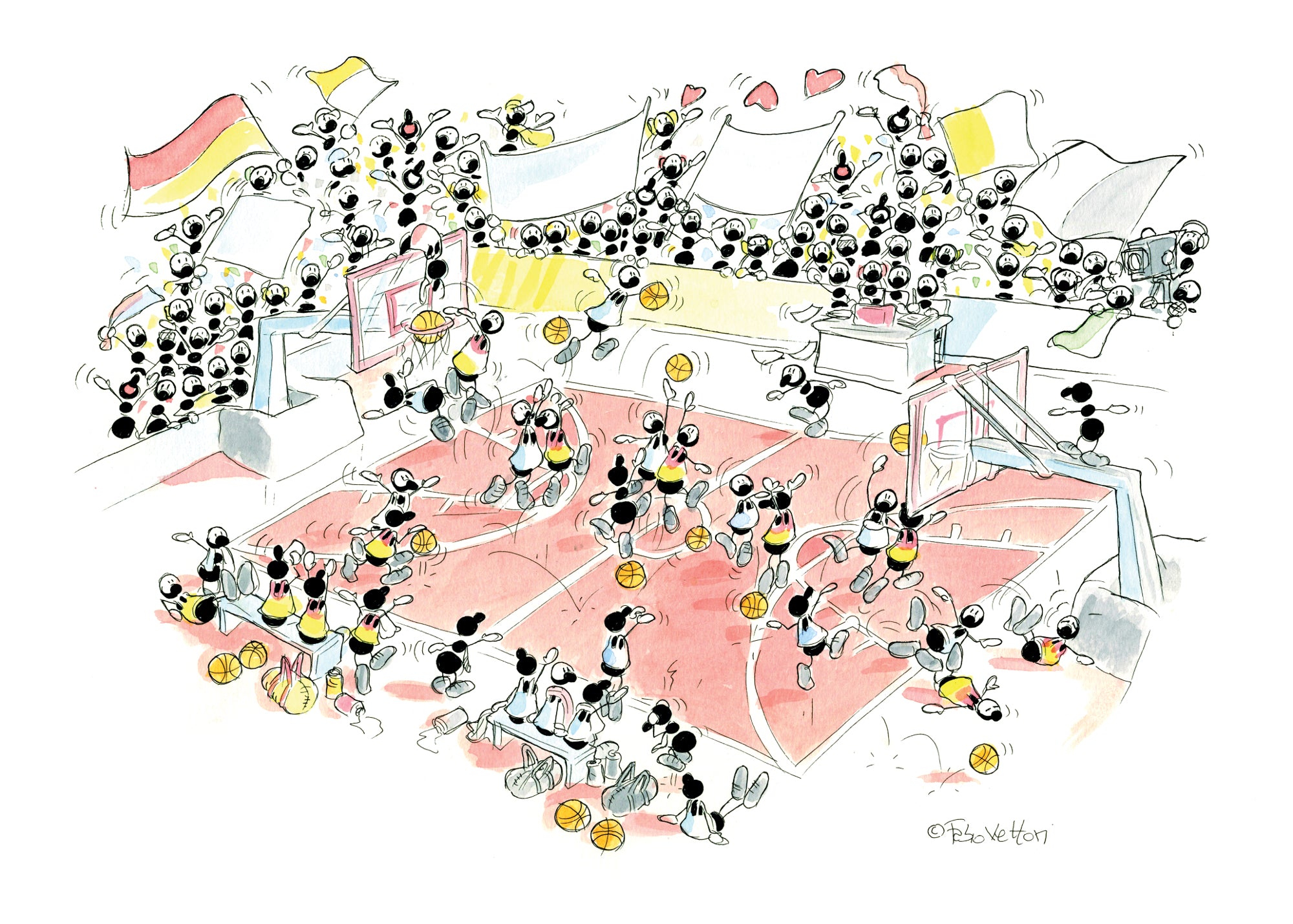 Poster "Basket" 25x35 cm