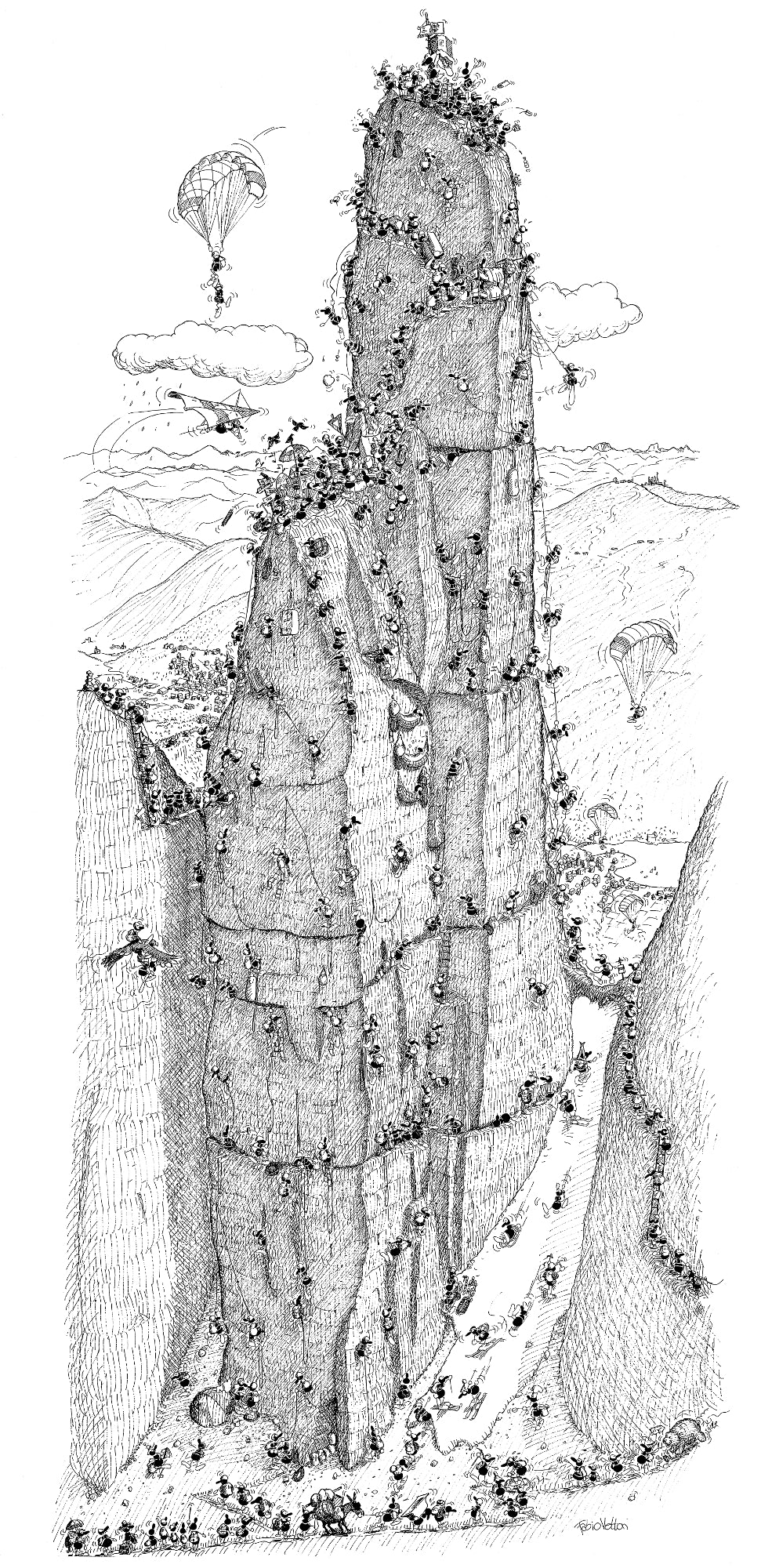 Poster "Campanil Basso" 35x100cm