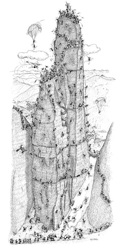 Poster "Campanil Basso" 35x100cm
