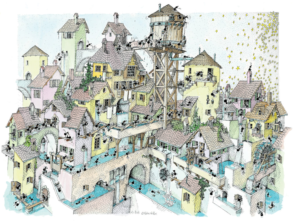 Puzzle "Città dell'acqua" 1080 pezzi