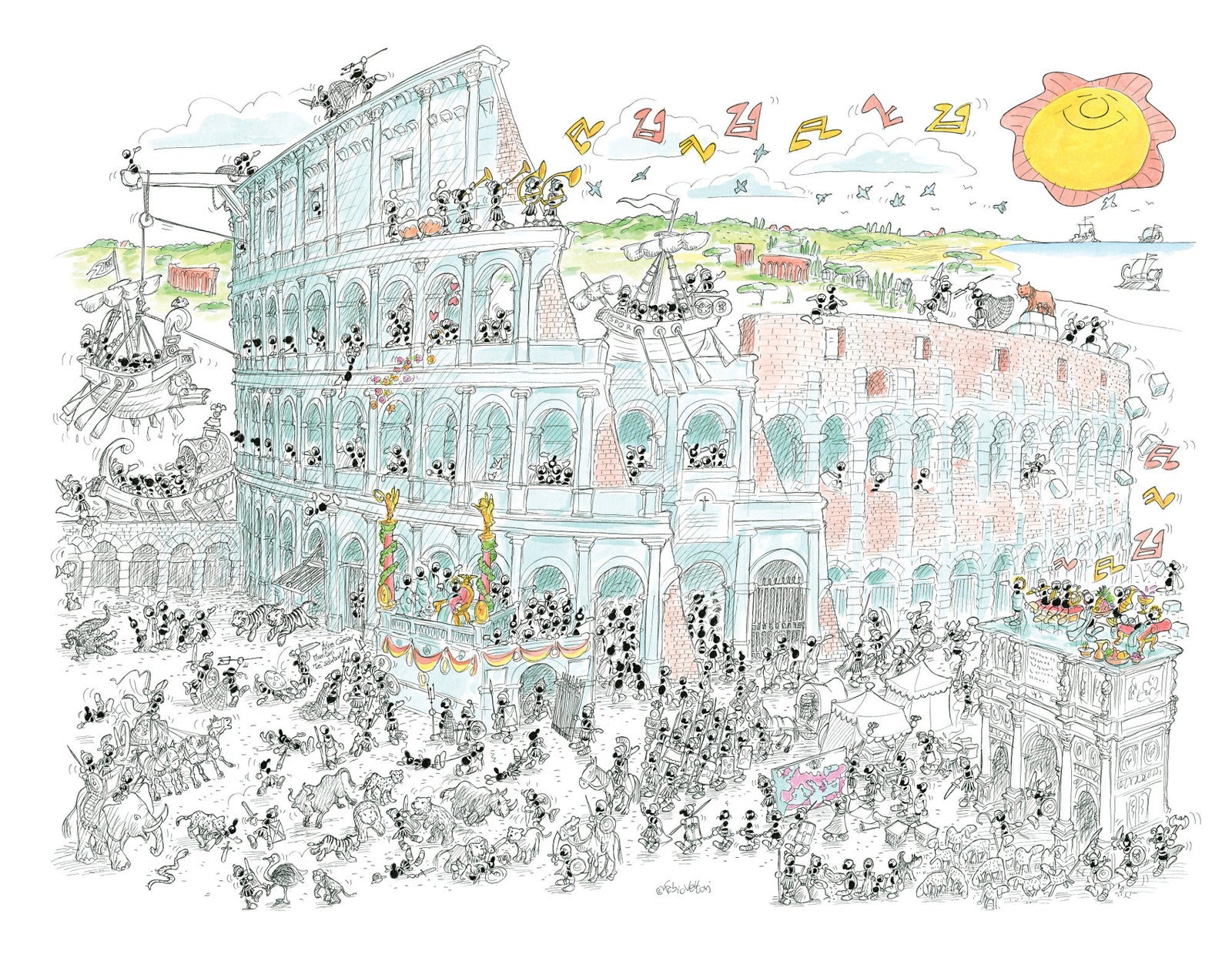 Puzzle "Colosseo" 1080 pezzi