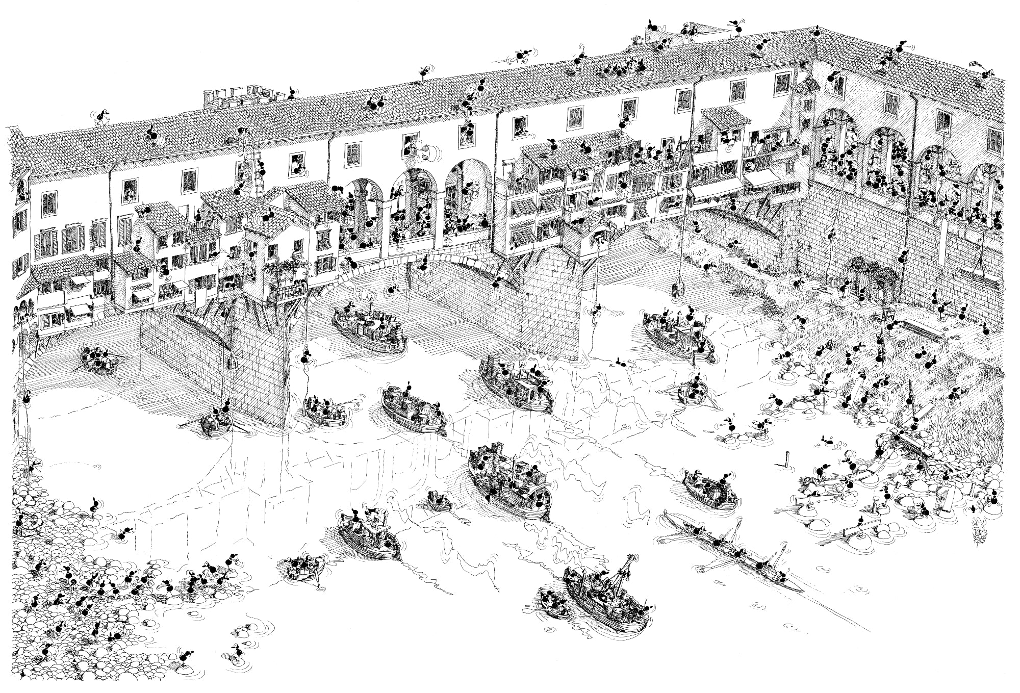 Puzzle "Florence Ponte Vecchio" 1080 pieces