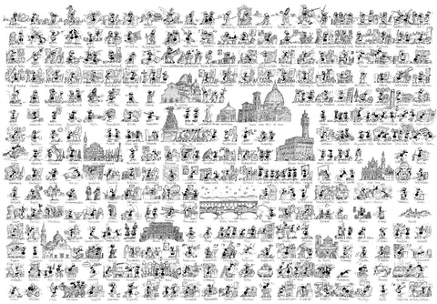 Poster "Formiche Fiorentine" 50x70cm