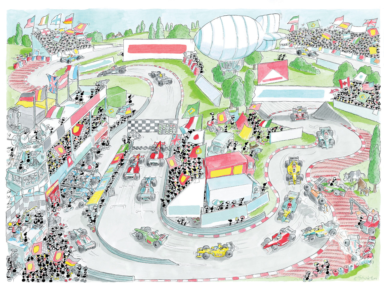 Puzzle "Formula 1" 1080 pezzi