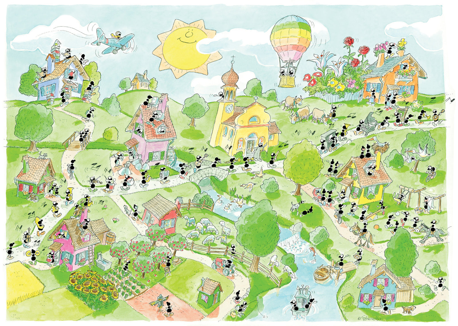 Puzzle "Il paese della musica" 1080 pezzi