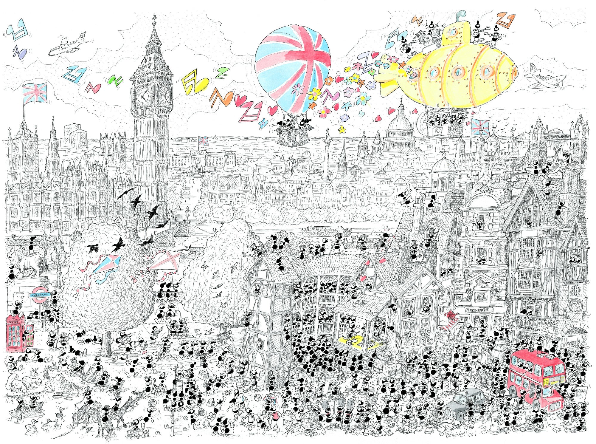 Puzzle "London" 1080 pieces