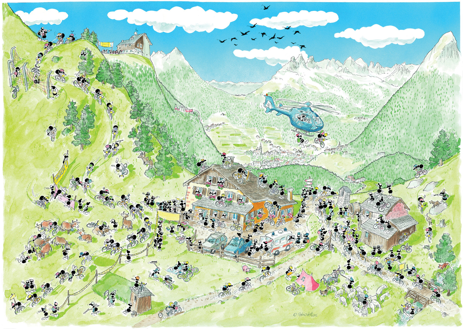 Puzzle "Mountain Bike" 1080 pezzi