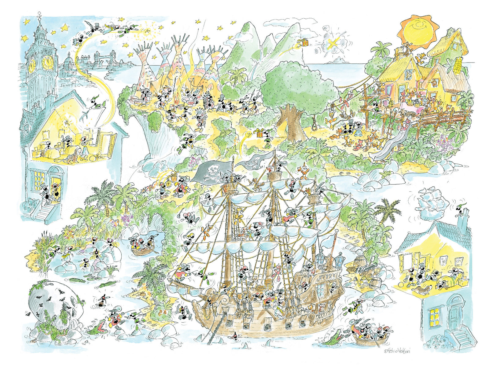 Puzzle "Peter Pan" 1080 pezzi