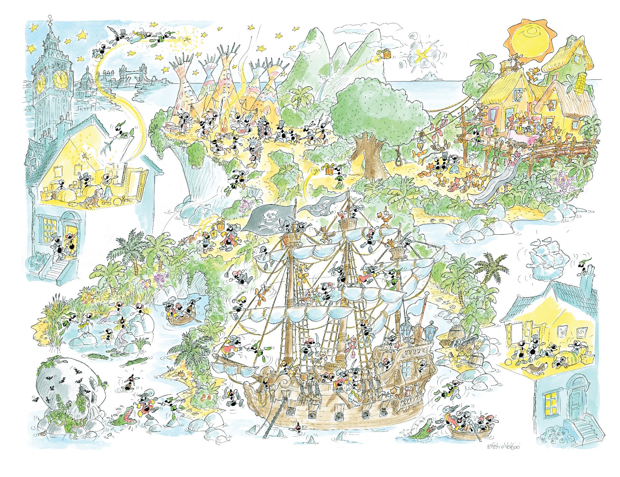 Puzzle "Peter Pan" 1080 pieces