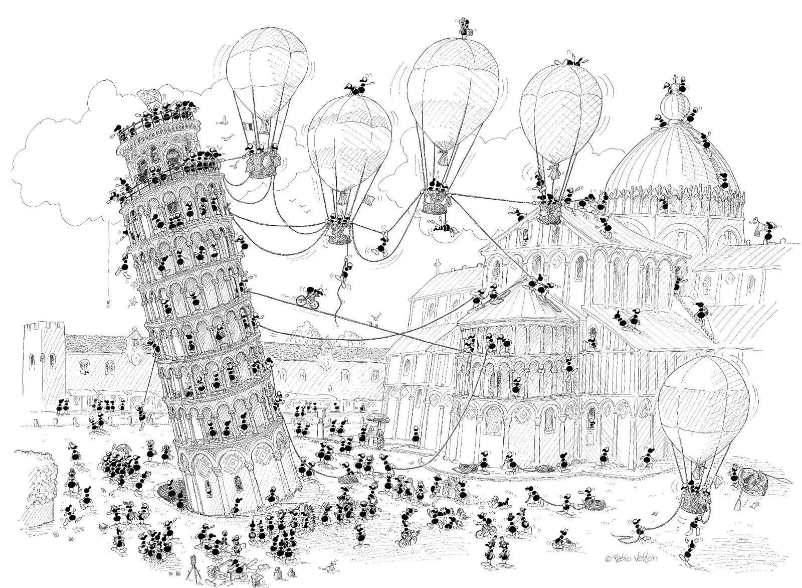 Puzzle "Pisa" 1080 pieces