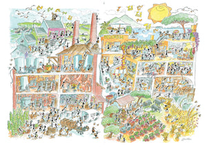 Puzzle "Pizzeria and Pub" 1080 pieces