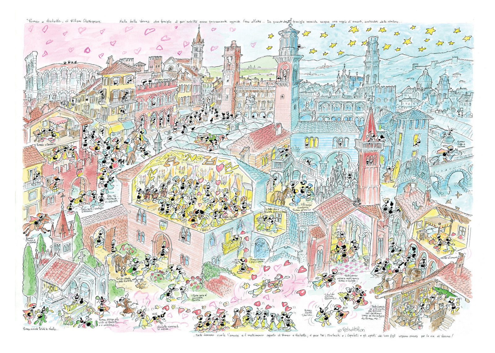 Puzzle "Romeo e Giulietta" 1080 pezzi