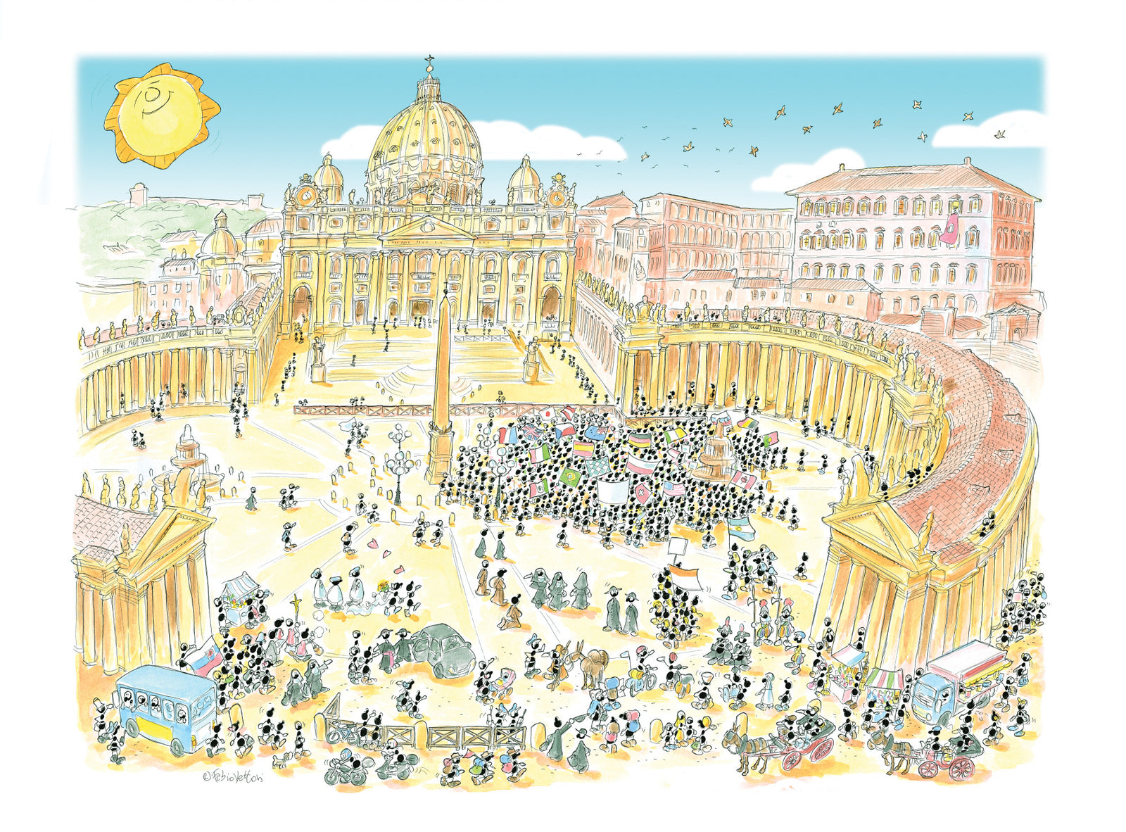 Puzzle "San Pietro" 1080 pezzi