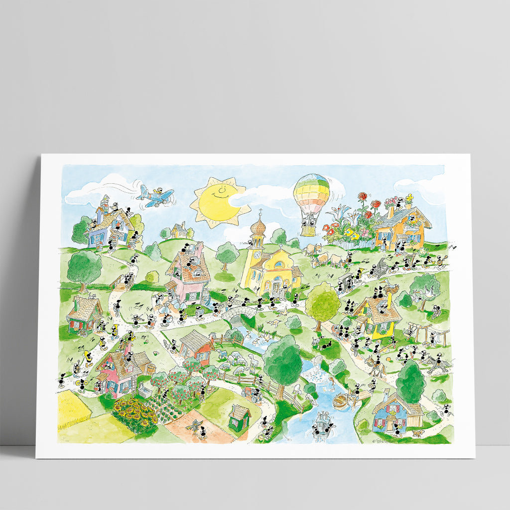 Poster "Il paese della Musica" 50x70cm