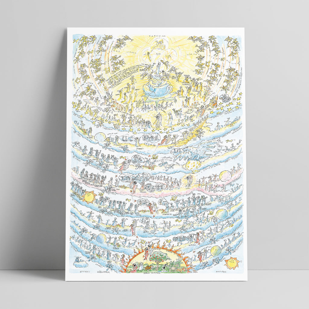 Poster "Paradiso-Divina Commedia" 50x70cm
