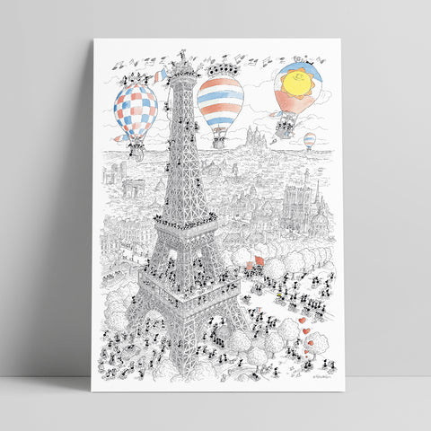 Poster "Parigi" 50x70cm
