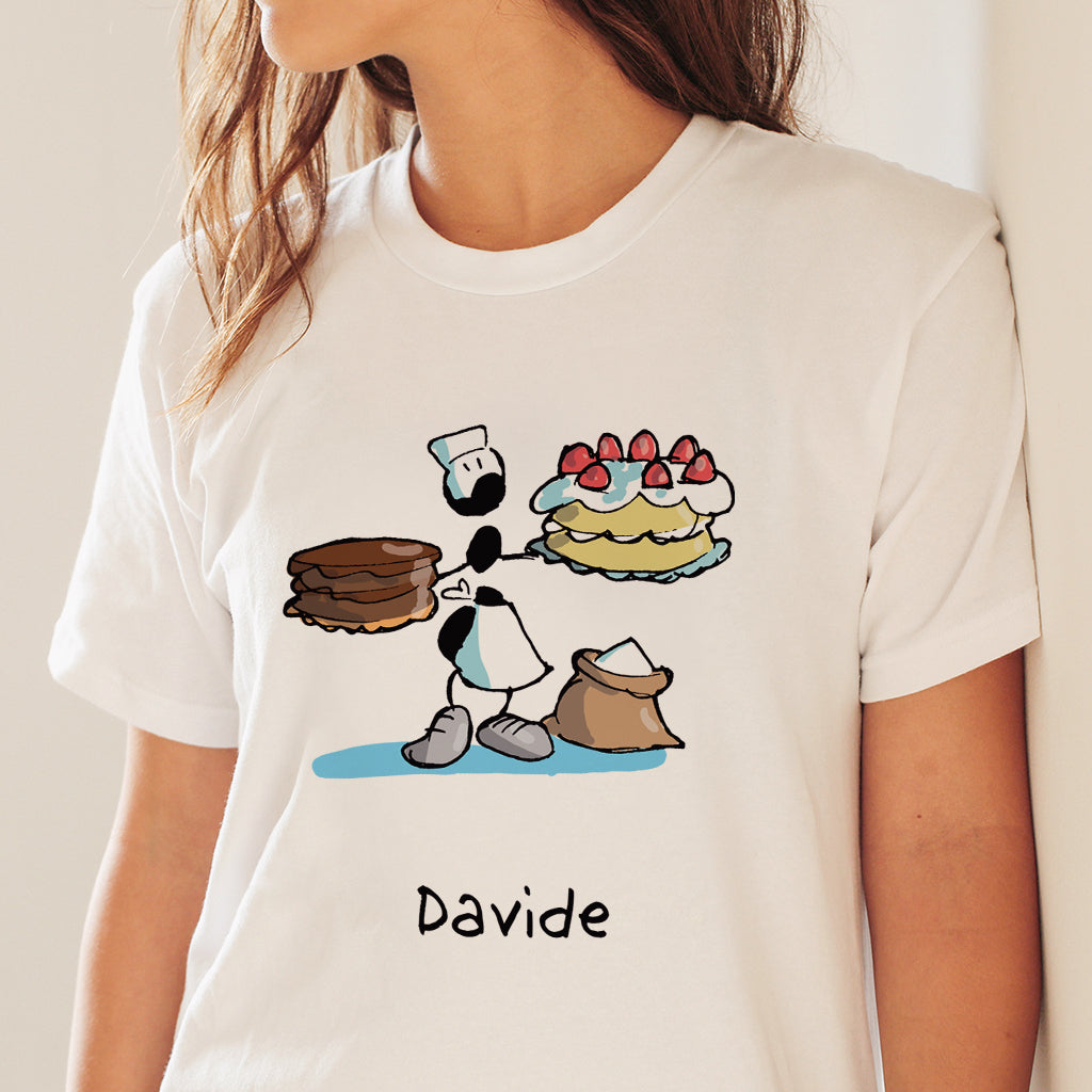 T-Shirt Personalizzata "Pasticciere (Maschio)"