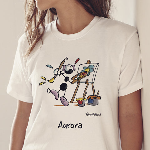 T-Shirt Personalizzata "Pittrice (femmina)"