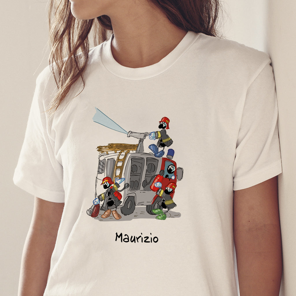 T-Shirt Personalizzata "Pompiere"