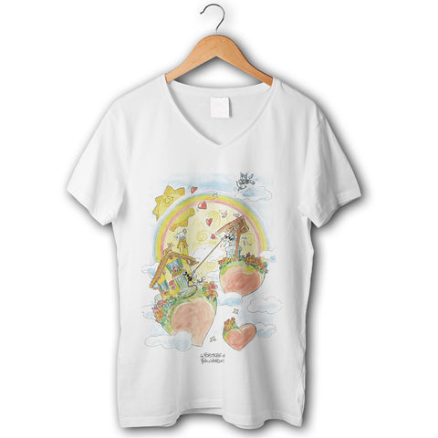 T-shirt donna elasticizzata "Pozzo"