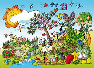 Child puzzle 96 pcs. "Spring"
